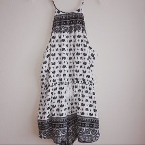 Boho Elephant Romper (F21+)